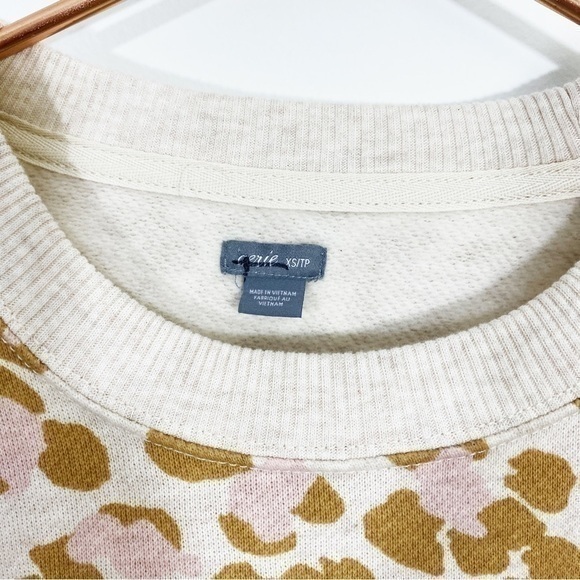 Aerie XS Leopard Crewneck Sweatshirt Cotton‎ - Picture 7 of 11
